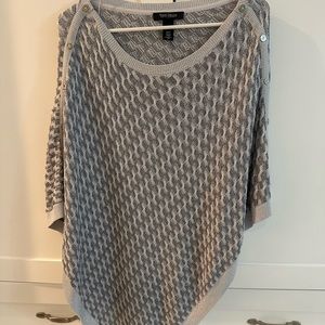 NWOT! WHBM knitted poncho